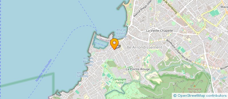 localisation de l'entreprise LE TROPICANA à MARSEILLE