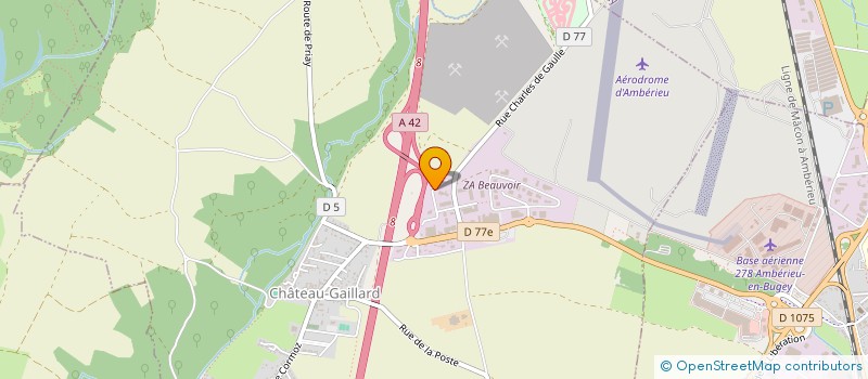 localisation de l'entreprise LE TROQUET BAVARD à CHATEAU-GAILLARD