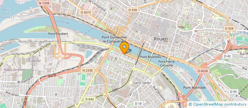 localisation de l'entreprise LE TROQUET DE LA SEINE à ROUEN