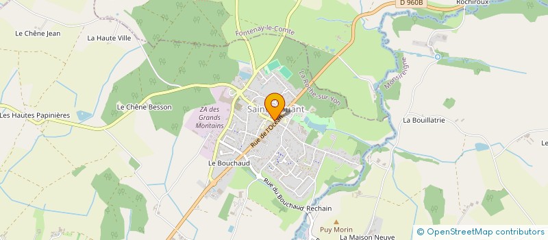 localisation de l'entreprise LE TROQUET DES FEUX  SAINT-PROUANT