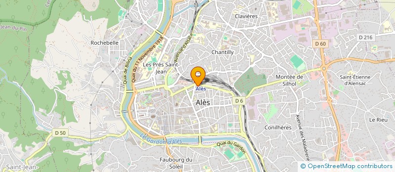 localisation de l'entreprise LE TROQUET DU RICHE à ALES