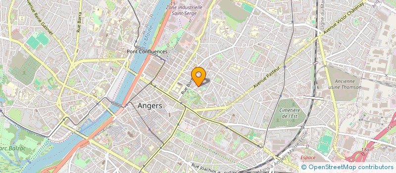 localisation de l'entreprise LE TROTTOIR à ANGERS