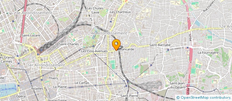 localisation de l'entreprise LE TROUBADOUR à MARSEILLE