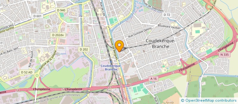 localisation de l'entreprise LE TROUPEAU  COUDEKERQUE-BRANCHE