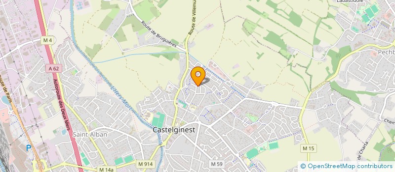 localisation de l'entreprise LE TROUSSEAU DE COLETTE  CASTELGINEST