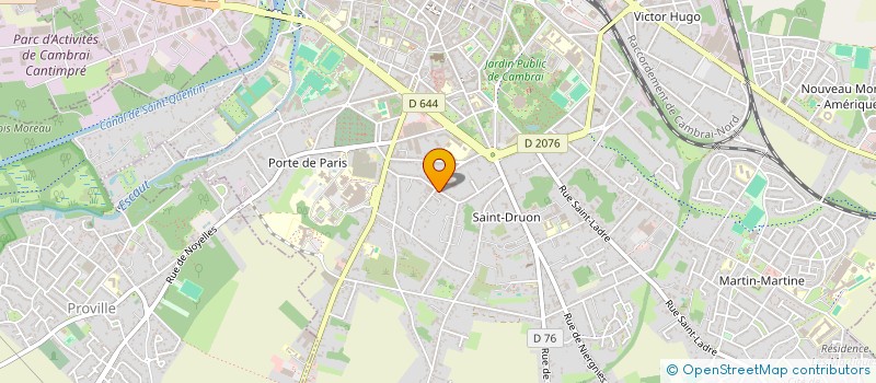 localisation de l'entreprise LE TROUSSEAU DES GAZELLES à CAMBRAI