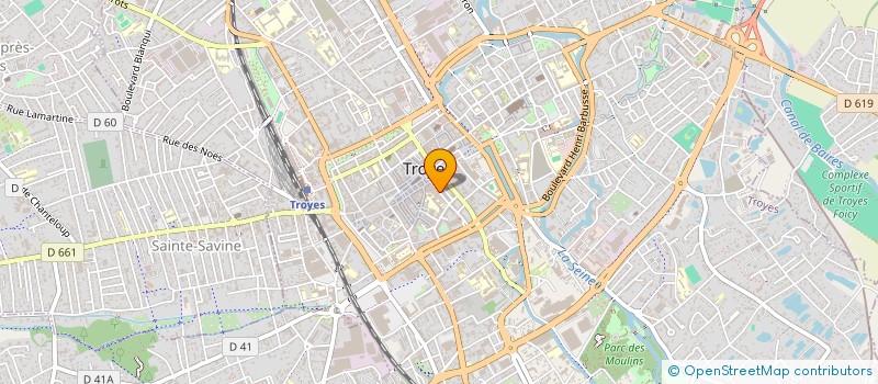 localisation de l'entreprise LE TROYES FOIS PLUS  TROYES