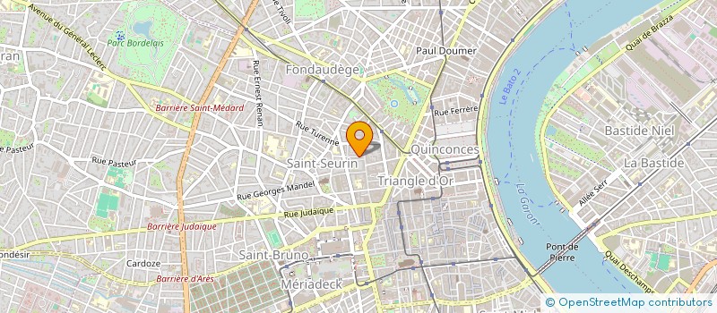 localisation de l'entreprise LE TRUC  BORDEAUX