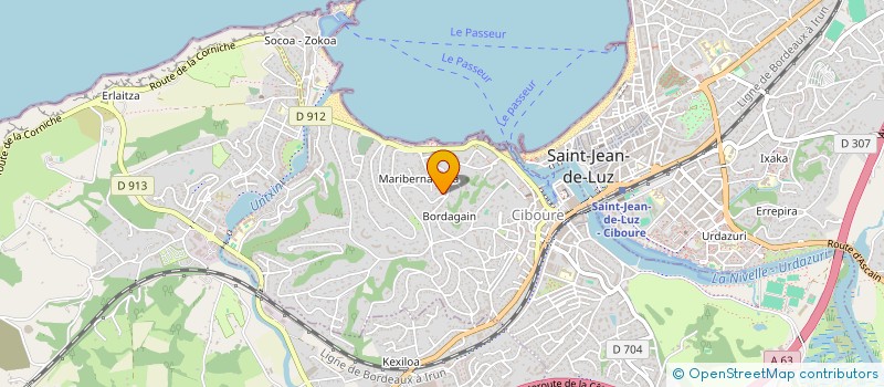 localisation de l'entreprise LE TRUC A GUETHARY  CIBOURE