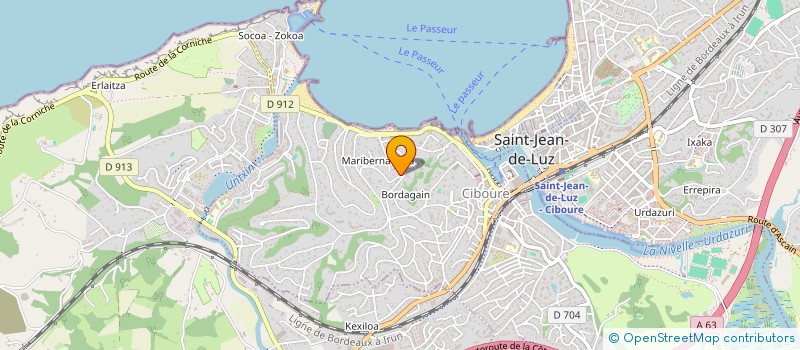 localisation de l'entreprise LE TRUC ORANGE  CIBOURE