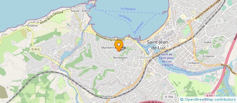 localisation de l'entreprise LE TRUC ROUGE  CIBOURE