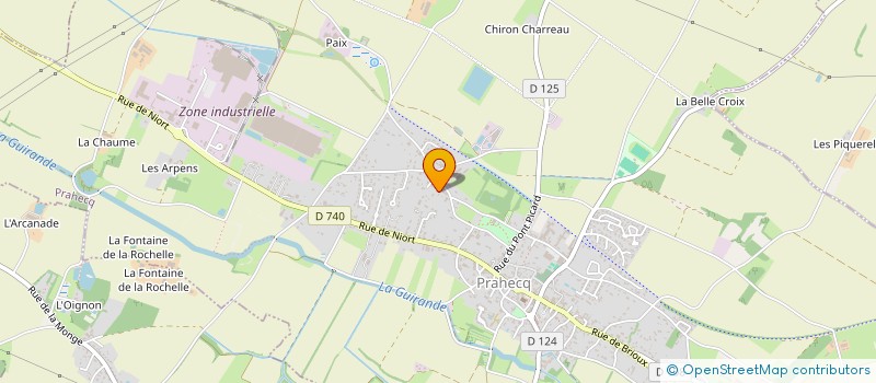 localisation de l'entreprise LE TRUC VERT  PRAHECQ