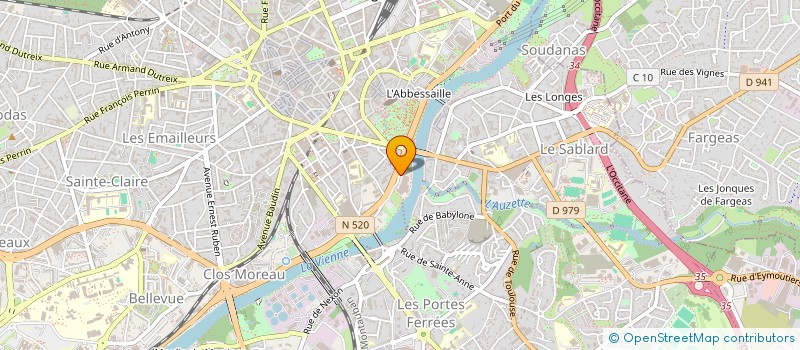 localisation de l'entreprise LE TRUCK A MANGER à LIMOGES