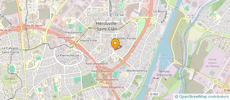 localisation de l'entreprise LE TRUCK DEBARK à HEROUVILLE SAINT CLAIR