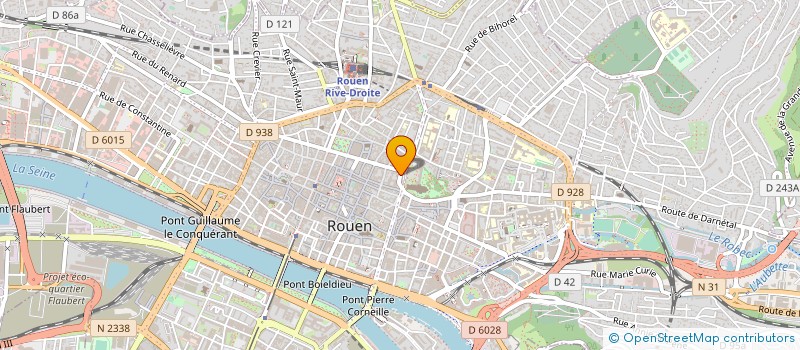 localisation de l'entreprise LE TUB'CAFE SARL  ROUEN