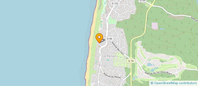 localisation de l'entreprise LE TUBE  SEIGNOSSE