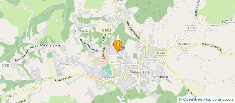 localisation de l'entreprise LE TUBE GOURMAND DU PAYS BASQUE à HASPARREN