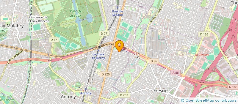localisation de l'entreprise LE TUCO à ANTONY