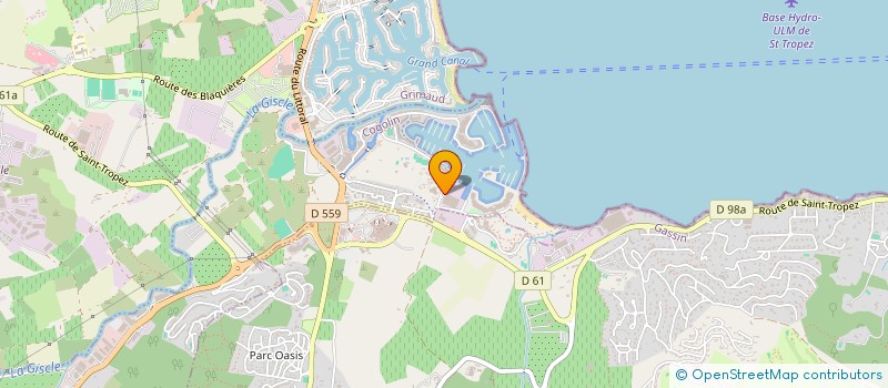 localisation de l'entreprise LE TULIPIER à COGOLIN