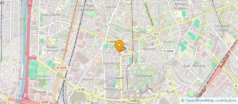 localisation de l'entreprise LE TULIPIER à GRENOBLE