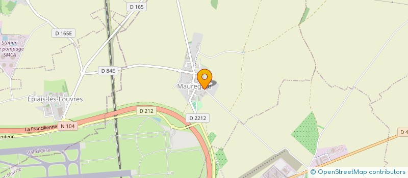 localisation de l'entreprise LE TULIPIER  MAUREGARD