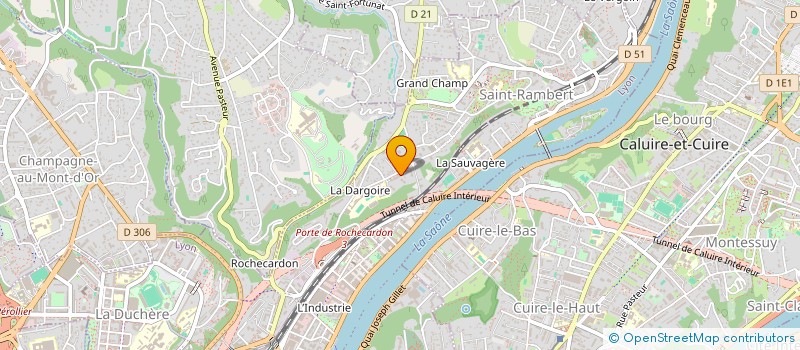 localisation de l'entreprise LE TULIPIER SAINT CYR  LYON