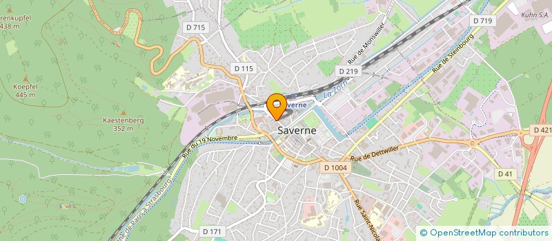 localisation de l'entreprise LE TURBO GRILL  SAVERNE