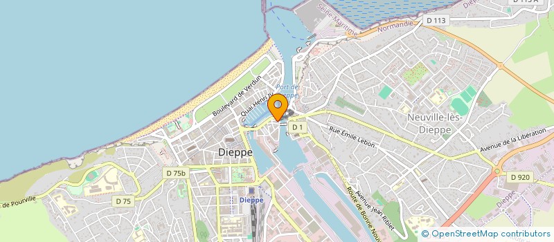 localisation de l'entreprise LE TURBOT à DIEPPE