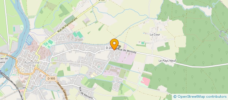 localisation de l'entreprise LE TURLUPIN  AUXONNE