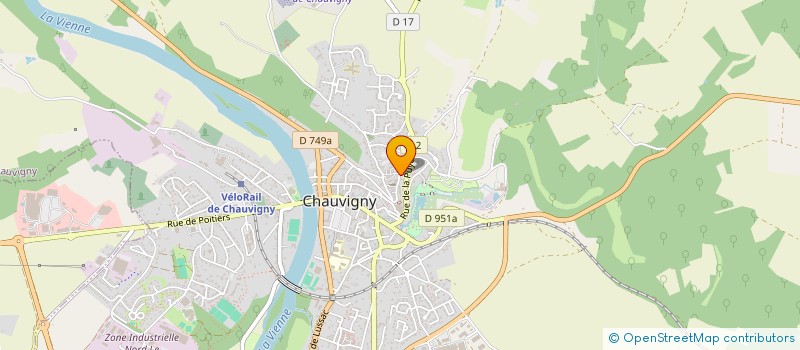 localisation de l'entreprise LE TURLURET à CHAUVIGNY