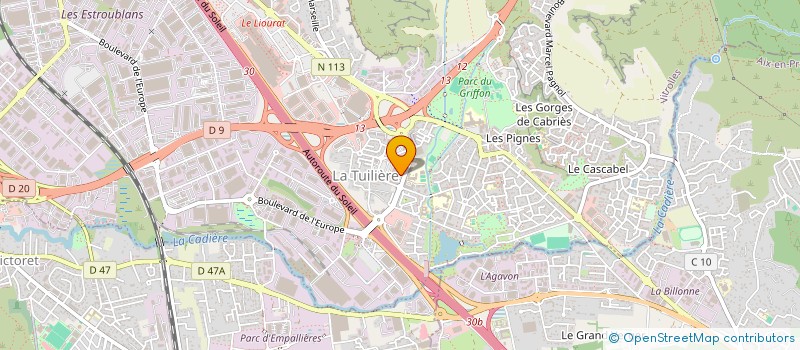 localisation de l'entreprise LE TURQUOISE à VITROLLES
