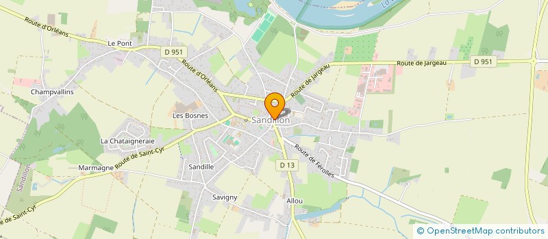 localisation de l'entreprise LE TWICKENHAM à SAINT-DENIS-EN-VAL