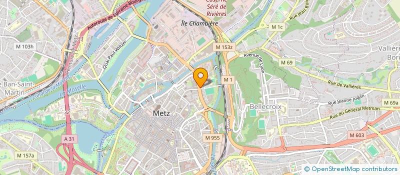 localisation de l'entreprise LE TWO  METZ