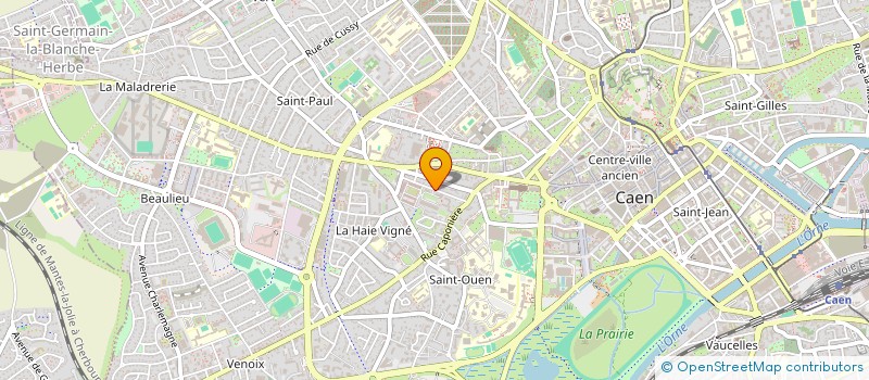 localisation de l'entreprise LE TYMPAN à CAEN