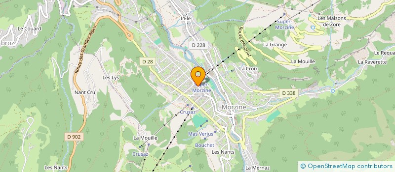 localisation de l'entreprise LE TYROLIEN à MORZINE