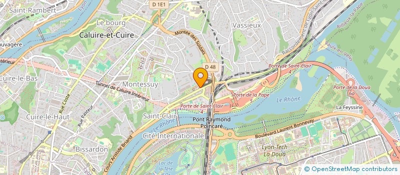 localisation de l'entreprise LE UP à CALUIRE-ET-CUIRE