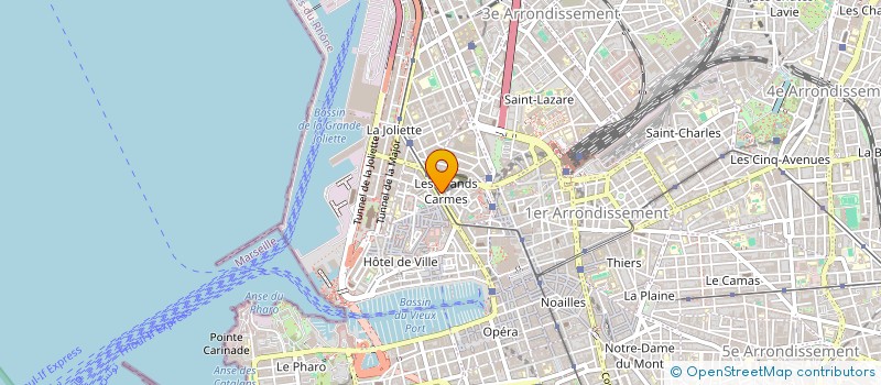 localisation de l'entreprise LE VACCARES à MARSEILLE