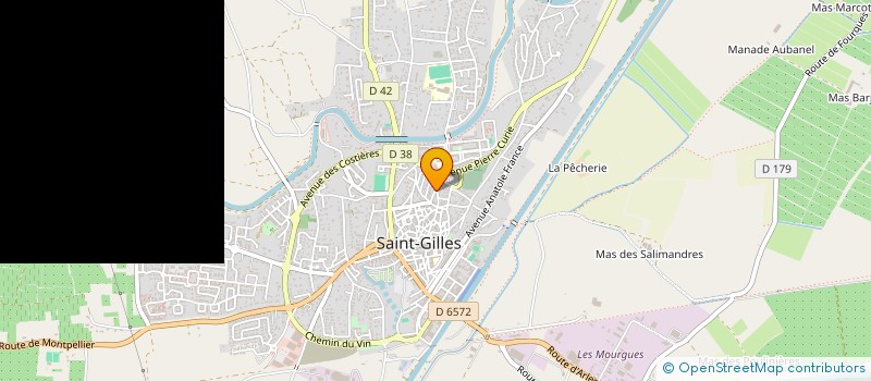 localisation de l'entreprise LE VACCARES à SAINT-GILLES