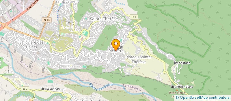 localisation de l'entreprise LE VACOAS à LA POSSESSION