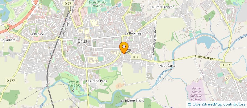 localisation de l'entreprise LE VAG  BRUZ