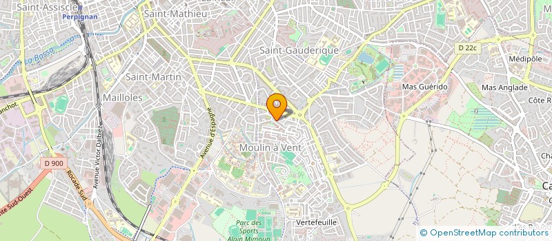 localisation de l'entreprise LE VAILLANT  PERPIGNAN