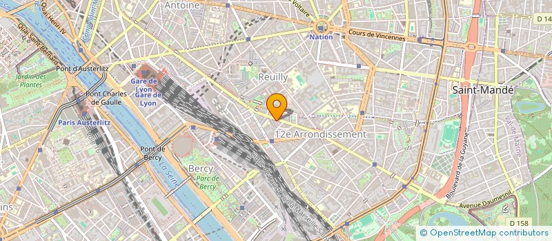 localisation de l'entreprise LE VAILLANT  PARIS