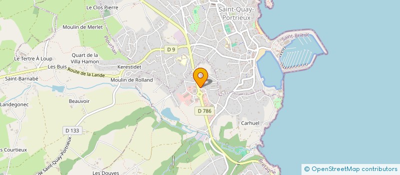 localisation de l'entreprise LE VAILLANT PAYSAGES à BINIC-ETABLES-SUR-MER