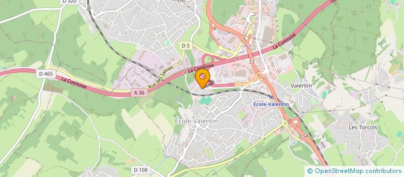 localisation de l'entreprise LE VAISSELIER à ECOLE-VALENTIN
