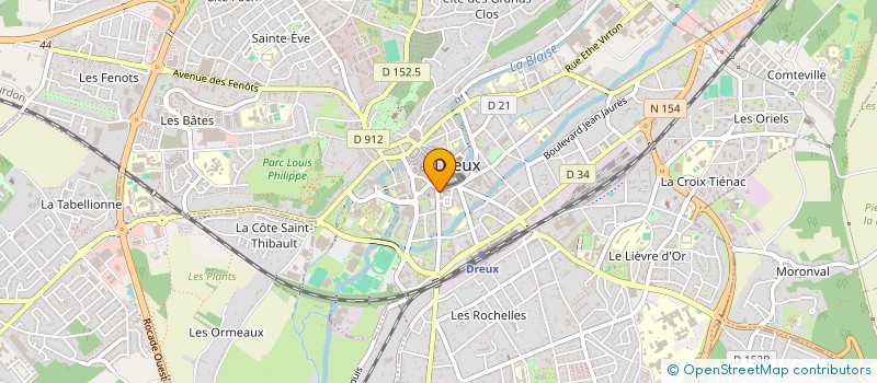 localisation de l'entreprise LE VAISSELIER SAINT MARTIN à DREUX