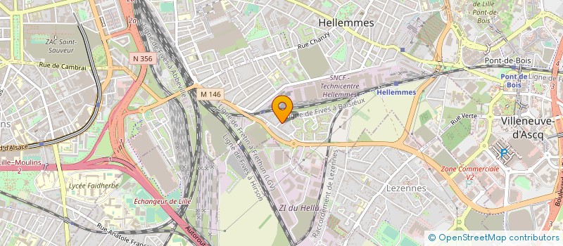 localisation de l'entreprise LE VAL à LILLE
