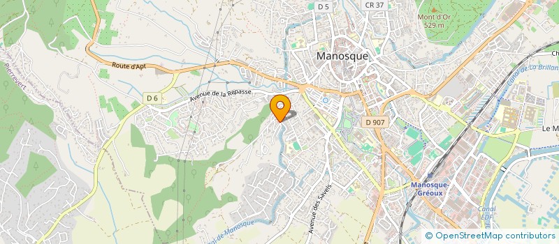 localisation de l'entreprise LE VAL à MANOSQUE