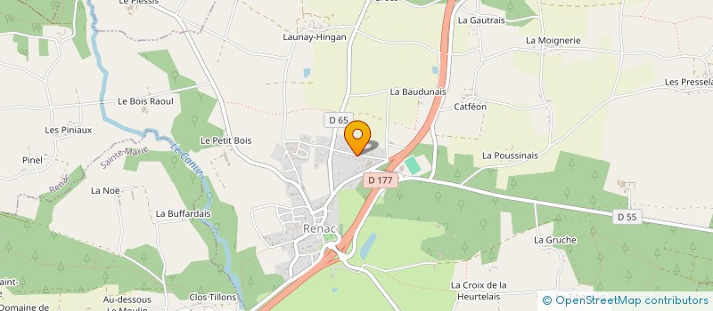 localisation de l'entreprise LE VAL à RENAC