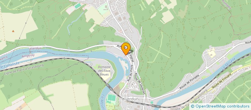 localisation de l'entreprise LE VAL  LIVERDUN
