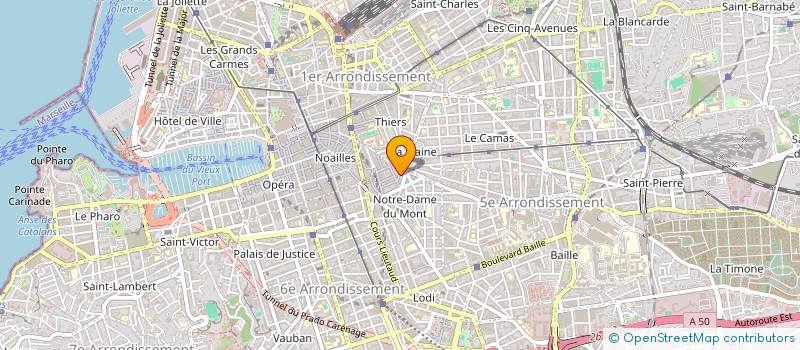 localisation de l'entreprise LE VAL à MARSEILLE